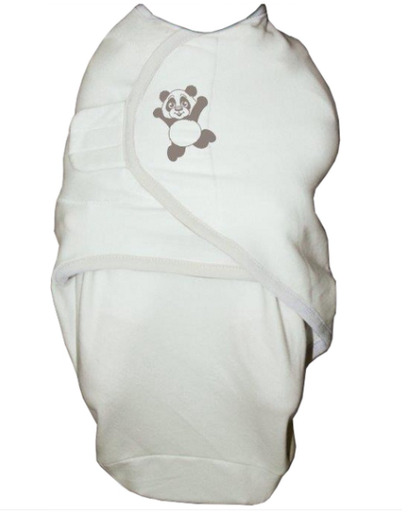 [215718] INBAKEREN, 60 cm, B-Wrap Small, wit, wit, katoen, van 0 maand tot 4 maand, L 60 cm, van 3 kg tot 6.4 kg