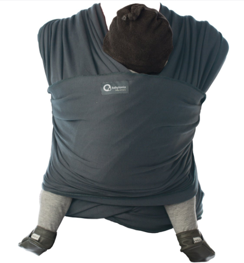 [350478] DRAAGDOEK, Bamboo, Tricot-Slen, smokey grey, grijs, uni, M:one size, bamboe