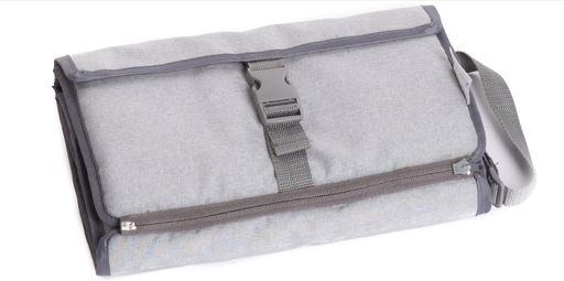 [354620] LUIERMATJE, B-Portable Changing Pad, grey, grijs, uni, herbruikbaar, in etui