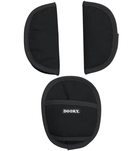 [374336] Dooky | Gordelbeschermer vr Autostoel Groep 0+ Universeel Model Zwart
