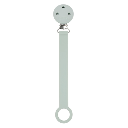 [477626] FOPSPEENKETTING, salie groen, groen, uni, lint siliconen met clip in siliconen, koord, L: 21 cm, 2023