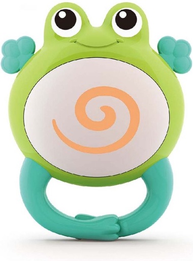 [433100] RAMMELAAR, B-Rattle Symphony Frog, multikleur, kunststof, +muziek