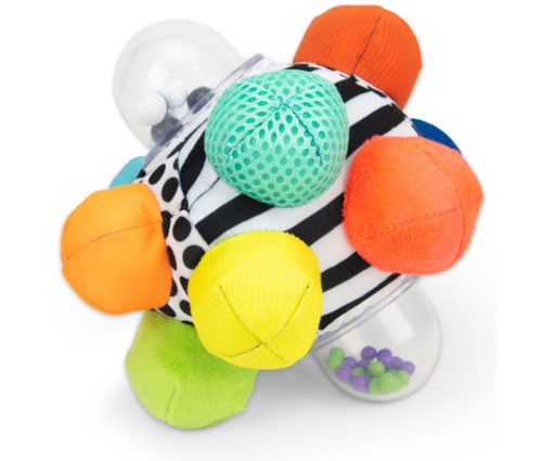 [457835] BAL, Soft Toys, Bumpy ball, multikleur, textiel, +muziek, +activities, vanaf 6 maanden