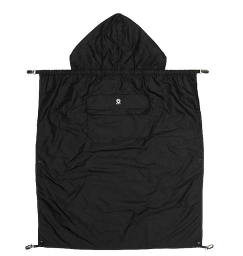 [458776] REGENSCHERM/WINDSCHERM, Carrier Rain Cape, zwart, universeel model