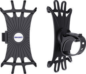 [458778] Dooky | Smartphonehouder Phone Holder Siliconen Zwart 