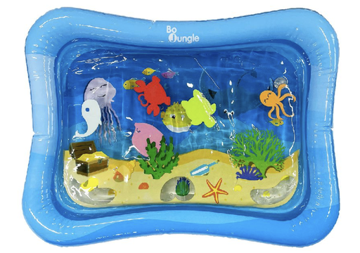 [470786] Bo Jungle | Speeltapijt Watermat Sea Friends Blauw +0M