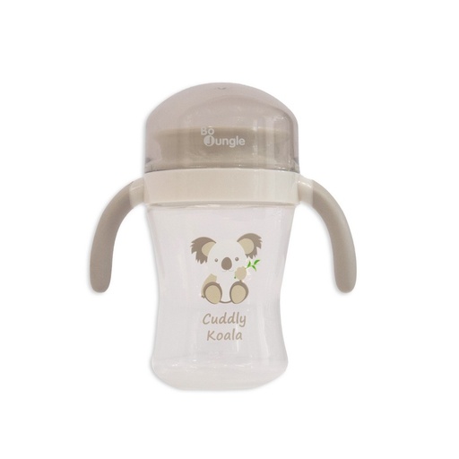 [482865] DRINKBEKER, 240 ml, koala, Drinking Cup 360°, bruin, print koala, kunststof, handvatten, deksel, 1 stuk(s)