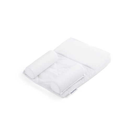 [130680] VEILIGHEIDSKUSSEN, Supreme Sleep Small, wit, met hoofdsteun, met zijsteunen 30 cm x 40 cm, voor wieg/draagmand, 2022