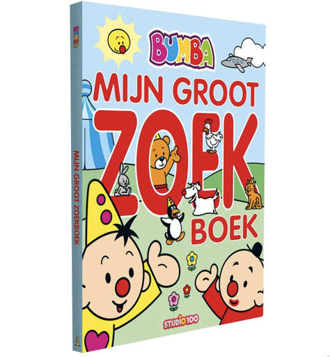 [302149] PRENTENBOEK, Mijn groot zoekboek, Bumba, multikleur, karton, vanaf 12 maanden