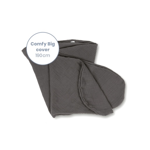 [405298] Doomoo | Positioneringskussenhoes Comfy Big Cover Tetra Grey