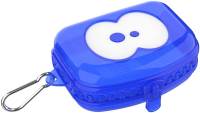 [403957] KOEKENDOOS, Fruitfriends, neon blue transparant, blauw/transparant, uni/fruit met ogen, PVC, 9.5x5x13cm