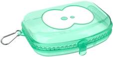 [403958] KOEKENDOOS, Fruitfriends, neon green transparant, groen/transparant, uni/fruit met ogen, PVC, 9.5x5x13cm