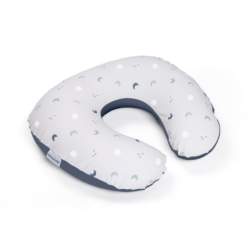 [431212] Doomoo | Positioneringskussen Softy Blue Grey Moon