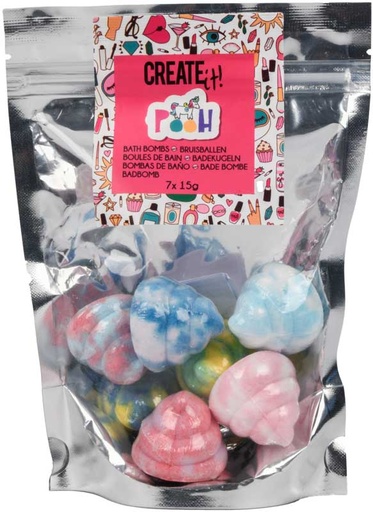 [436537] BRUISBAL, 15gr, Create It!, Beauty - Unicorn Pooh, verzorgingsproduct, 7 stuk(s)