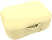 [458604] KOEKENDOOS, pastel uni yellow, geel, uni, kunststof