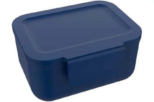 [458665] KOEKENDOOS, Tastebox, navy blue, blauw, uni, kunststof, 9.8x5.1x11.7cm