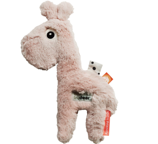 [279433] PLUCHE KNUFFEL, Cuddle Cute, Raffi, powder, roze, giraf, textiel, vanaf 0 maand, 2024