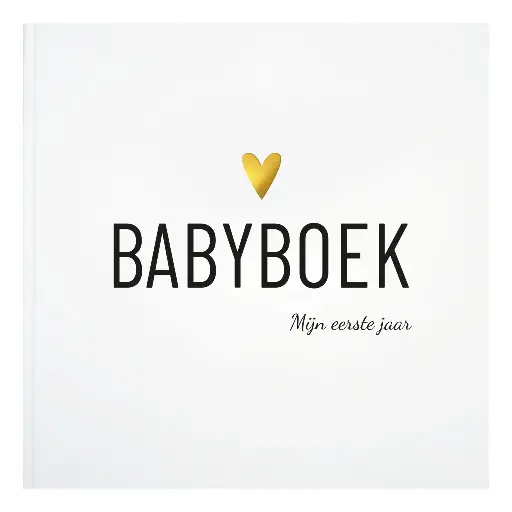 [432168] INVULBOEK, Babyboek Hart, Lifestyle2Love, Invulboeken, wit, tekst, karton, Boek
