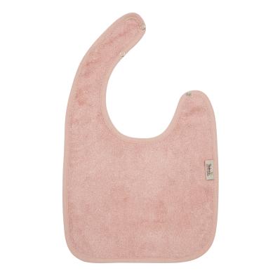 [368564] Timboo | Slabbetje Drukknopensluiting Bamboe Misty Rose 26x38cm