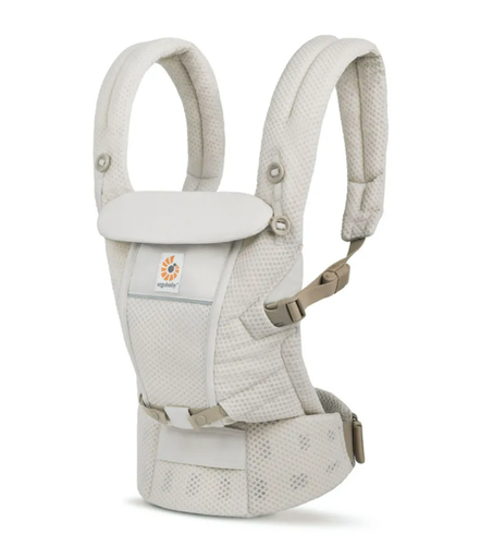 [467048] BABYBUIDEL, Adapt Soft Flex Mesh, natural beige, 3.2 kg tot 20.4 kg, positie buik/heup/rug/M houding