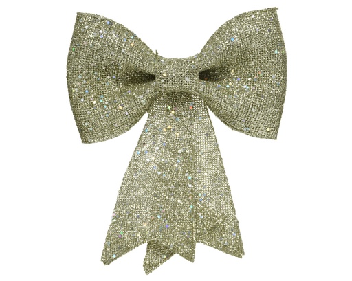 [226016] HANGFIGUUR, strik, 5 x 22 x 30 cm, licht goud, goud, uni, plastic, ruw, mat/glitter, 1 stuk(s)