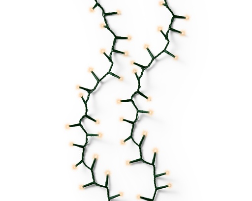 [267309] VERLICHTING, Compact Twinkle, outdoor, 1500 leds: klassiek warm groen snoer, 34 m + 5 m aanloopsnoer, 8 functies