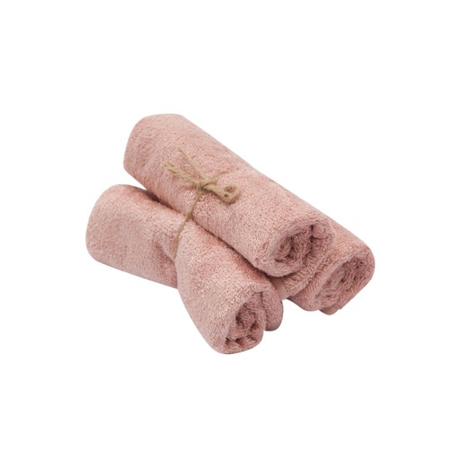 [371789] Timboo | Handdoek Gastendoek Bamboe Misty Rose   29,5x50cm 3-pack