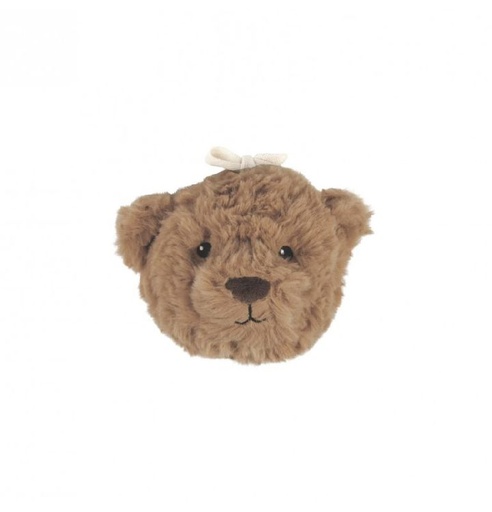 [473648] SLAAPKNUFFEL, Lou, brown, Comforter on the go ecru, kop teddybeer, textiel, +muziek, vanaf 0 maand