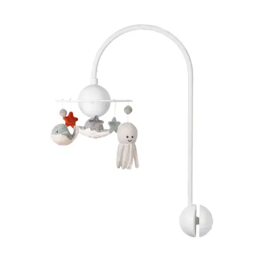 [480911] MUZIEKMOBIEL, Ocean, kunststof/textiel, +muziek (4 melodiën), vanaf 0 maand, incl. afstandsbediening