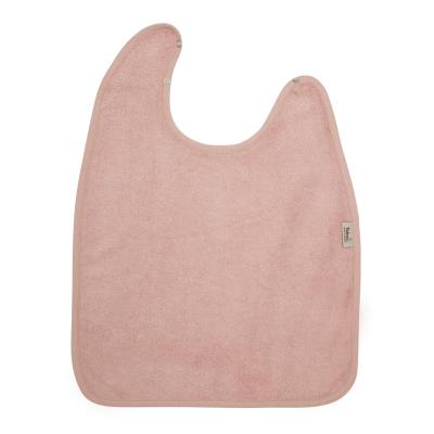 [398328] Timboo | Slabbetje XL Drukknopensluiting Bamboe Misty Rose 37x50cm