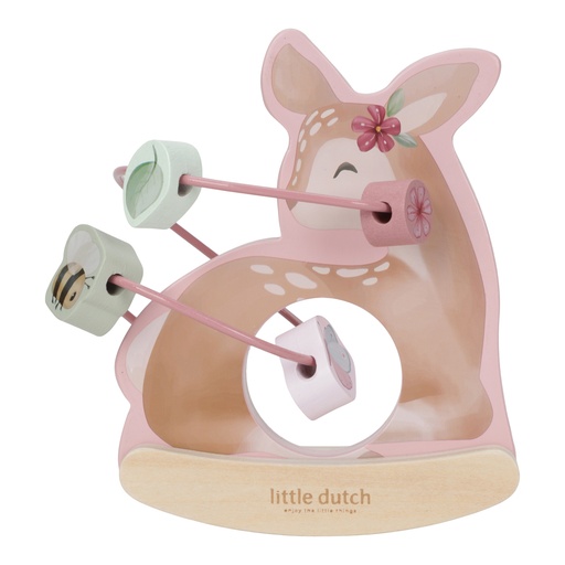 [LD7334] Little Dutch | Educatief Speelgoed Fairy Garden Wiebeldier Hert Hout Roze +12m