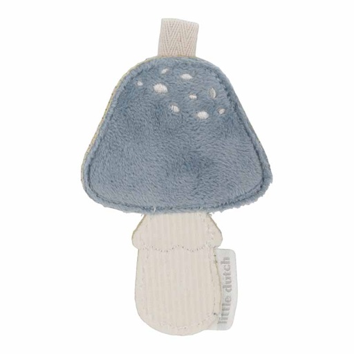[LD9557] Little Dutch | Vlaggenlijn Textiel Figuur Paddenstoel Blauw