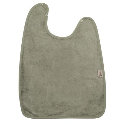 [398336] SLABBETJE, Timboo, XXL, whisper green, groen, uni, drukknopensluiting, bamboe, 37x50cm, 1 stuk(s)