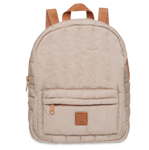 [483901] RUGZAK, Rugtasje, Puffed biscuit, bruin, uni/gematelasseerd , 24x29x10cm, VJ24