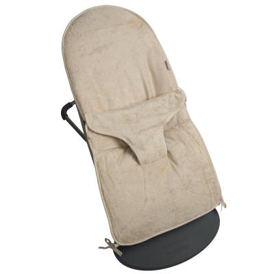 [398378] Timboo | INLEGKUSSEN, frosted almond, ecru, uni, vr relax Babybjorn, badstof/ katoen, 40x76cm, met gordelopeningen