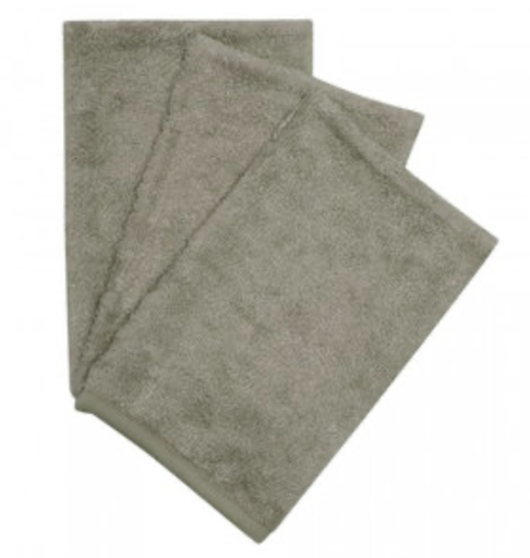 [398384] Timboo | Washandje Bamboe Whisper Green Groen 3-pack