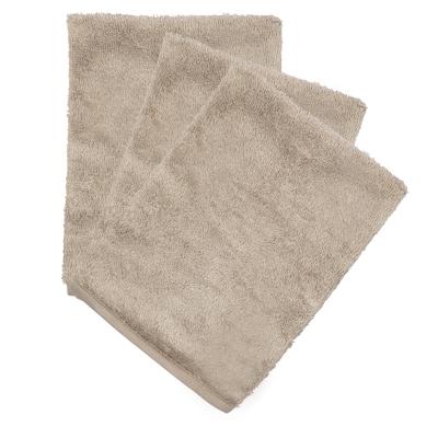 [420137] Timboo | Washandje Bamboe Feather Grey Grijs 3-pack