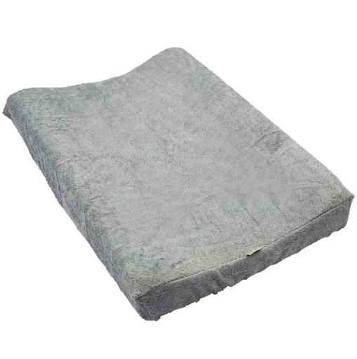 [420783] Timboo | Waskussenhoes Bamboe/Badstof Moon Blue Grijs  76x51cm