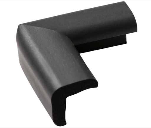 [500627] Jippie's foam tafelhoekjes zwart 4 stuks
