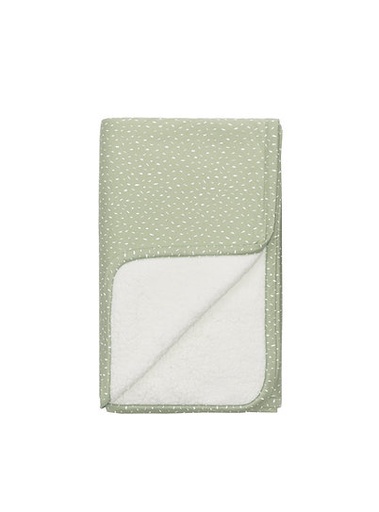 [501913] DEKEN BED 120X150CM DOT PISTACHE         