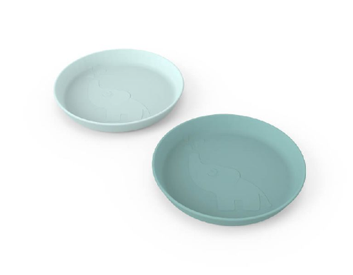 [430250] PLAT BORD, Kiddish Plate 2-pack, Elphee, blue, PP, afdruk van Elphee de olifant op de bodem van de kom, 2 stuk(s), 2024