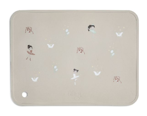 [503069] Silicone Placemat Rectangle Ballerina