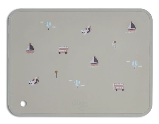 [503070] Silicone Placemat Rectangle Vehicles
