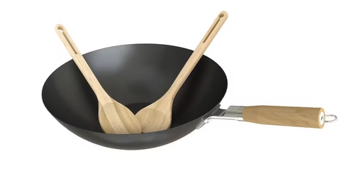 [342715] WOK, Culinary Modular Wok, zwart, koolstofstaal, antiaanbaklaag