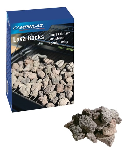 [380746] LAVASTENEN, voor gasbarbecues, +/- 3 kg, per doos