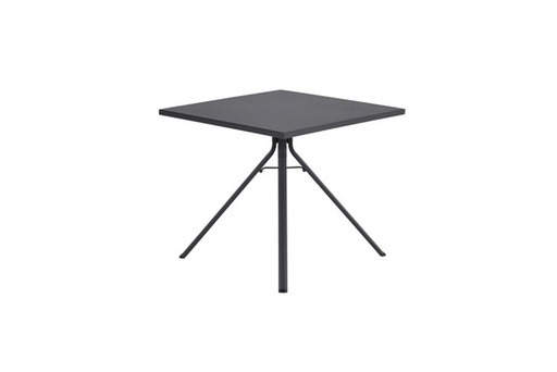 [350497] TAFEL, Rimini, loungetafel, 80 x 80 cm, carbon black, aluminium