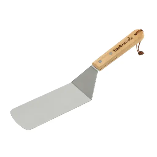 [214947] Barbecook | Barbecuespatel Visspatel Rvs Rubberhouten Handvat 37cm
