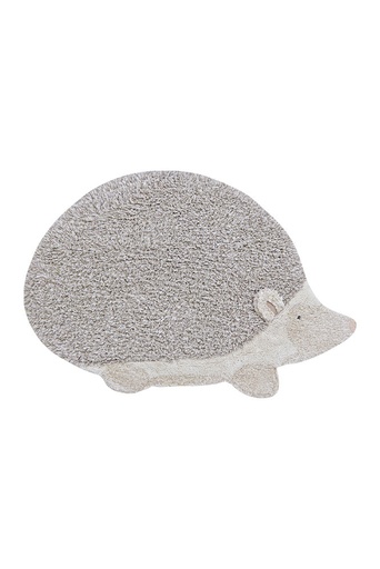 [480103] Lorena Canals | Kamertapijt Hedgehog Egel Linen/Brown Katoen Wasbaar 30° 90x130 cm 