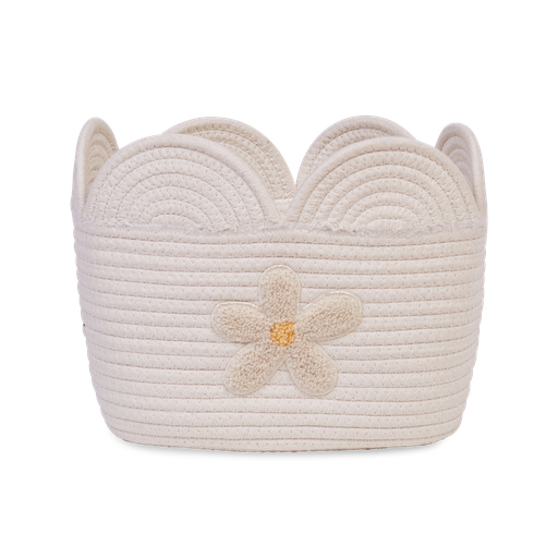 [308742] Childhome | Opbergmand Bloem 30x20x15cm