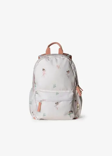 [479265] RUGZAK, medium backpack, ballerina, roze, print, 23x29x8cm, 24bts